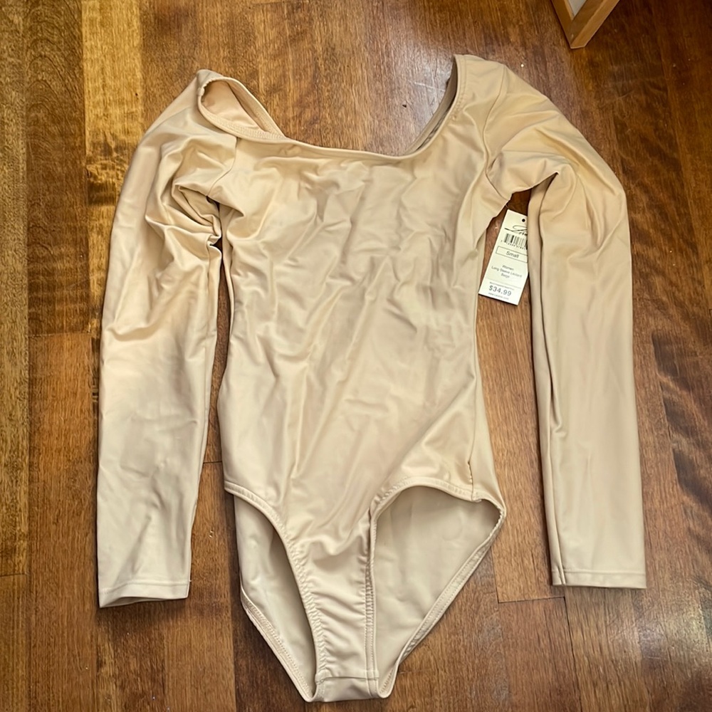 Women’s long sleeve leotard.